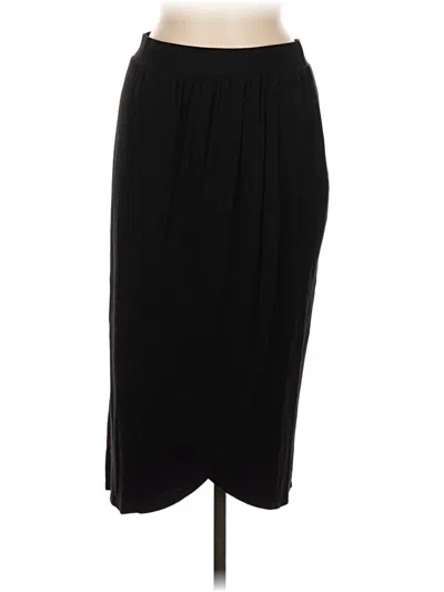 Pre-owned Garnet Hill Formal Skirt In Black