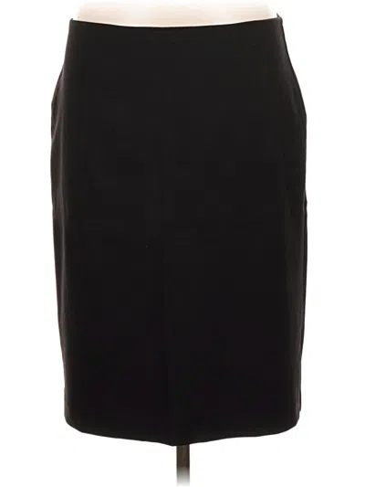 Pre-owned Garnet Hill Formal Skirt In Black