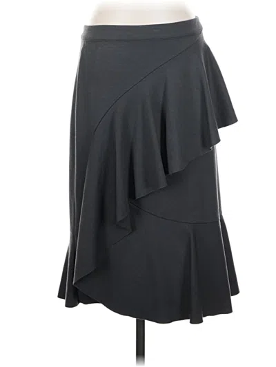 Pre-owned Garnet Hill Formal Skirt In Gray