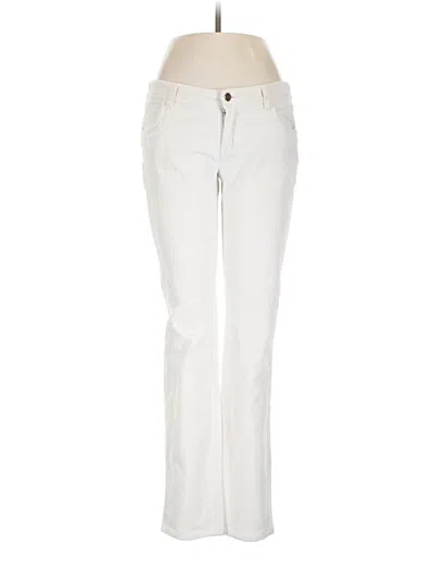 Pre-owned Garnet Hill Jeans In Ivory