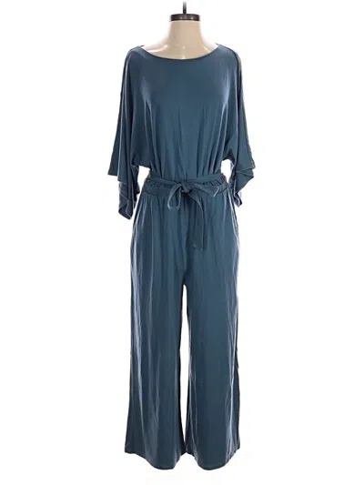 Pre-owned Garnet Hill Jumpsuit In Teal