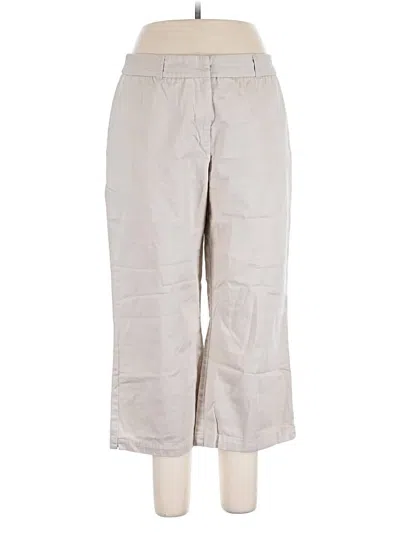 Pre-owned Garnet Hill Khaki Pant In Gray