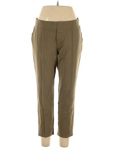 Pre-owned Garnet Hill Khaki Pant In Green