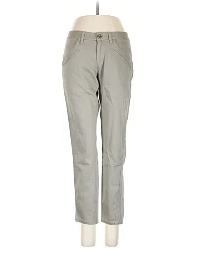 Pre-owned Garnet Hill Khaki Pant In Green