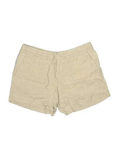 Pre-owned Garnet Hill Khaki Shorts In Tan