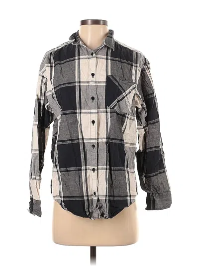 Pre-owned Garnet Hill Long Sleeve Button Down Shirt