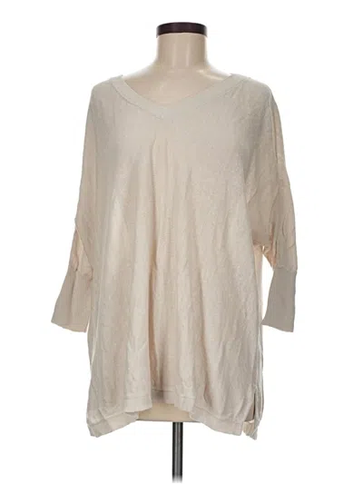Pre-owned Garnet Hill Poncho In Tan
