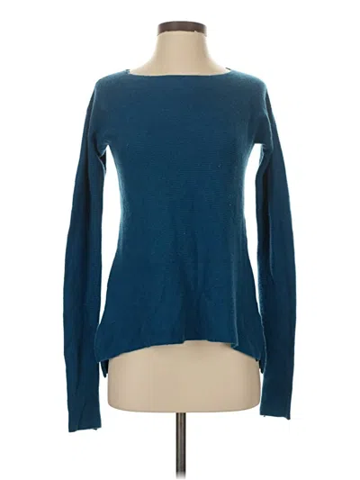 Pre-owned Garnet Hill Pullover Sweater In Blue
