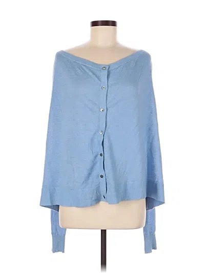 Pre-owned Garnet Hill Pullover Sweater In Blue
