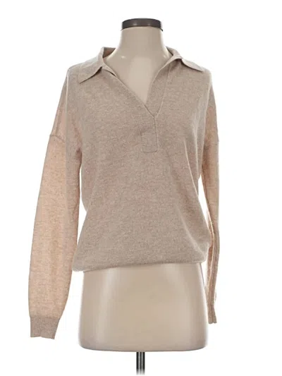 Pre-owned Garnet Hill Pullover Sweater In Brown