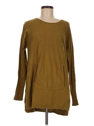Pre-owned Garnet Hill Pullover Sweater In Brown