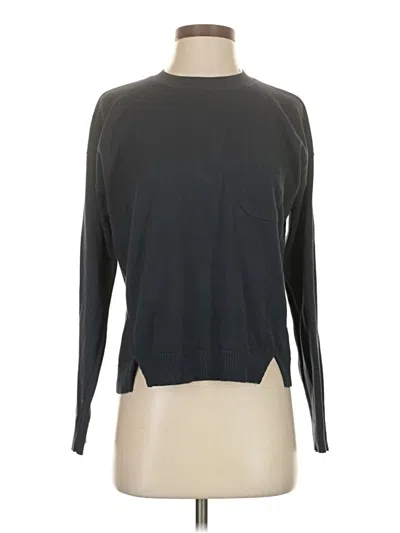 Pre-owned Garnet Hill Pullover Sweater In Gray