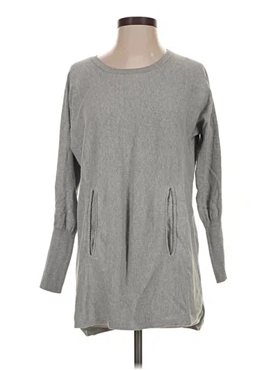 Pre-owned Garnet Hill Pullover Sweater In Gray