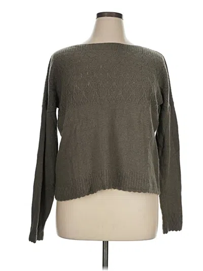 Pre-owned Garnet Hill Pullover Sweater In Gray