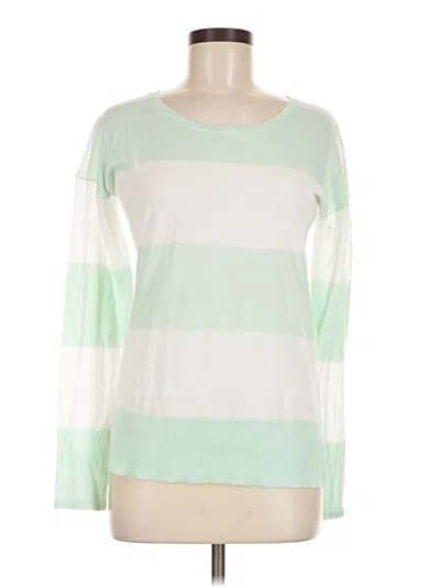 Pre-owned Garnet Hill Pullover Sweater In Green