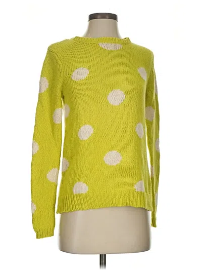 Pre-owned Garnet Hill Pullover Sweater In Green