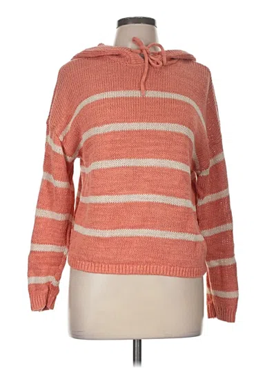 Pre-owned Garnet Hill Pullover Sweater In Orange