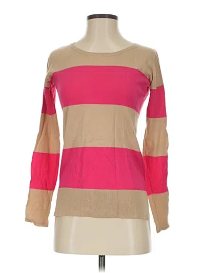 Pre-owned Garnet Hill Pullover Sweater In Pink