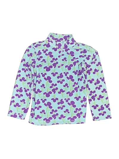 Pre-owned Garnet Hill Kids' Raincoat In Purple