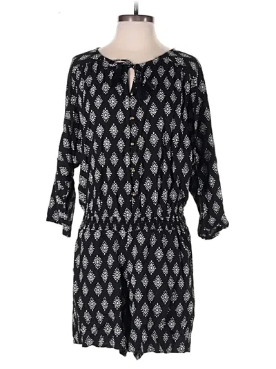 Pre-owned Garnet Hill Romper In Black