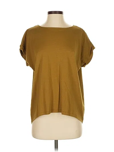 Pre-owned Garnet Hill Short Sleeve T-shirt In Brown