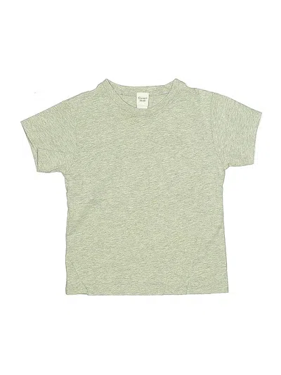 Pre-owned Garnet Hill Kids' Short Sleeve T-shirt In Gray