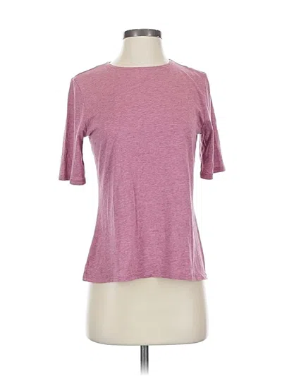 Pre-owned Garnet Hill Short Sleeve T-shirt In Pink