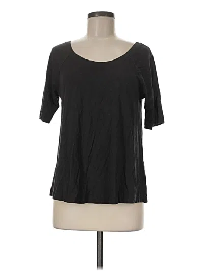 Pre-owned Garnet Hill Short Sleeve T-shirt In Black