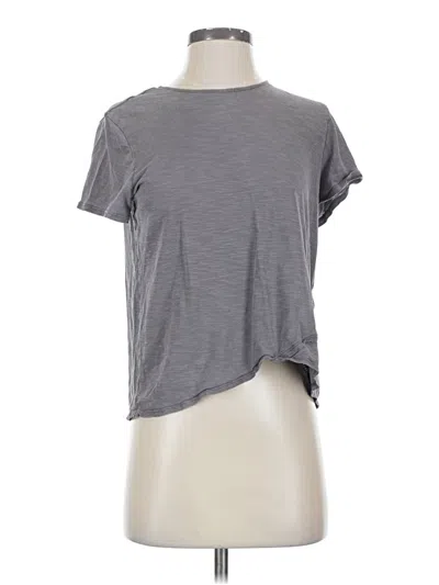 Pre-owned Garnet Hill Short Sleeve T-shirt In Gray