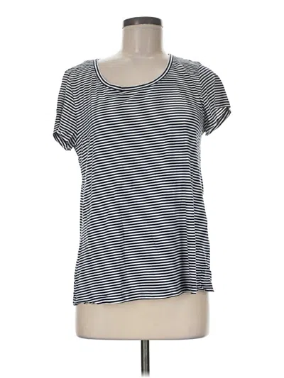 Pre-owned Garnet Hill Short Sleeve T-shirt In Gray
