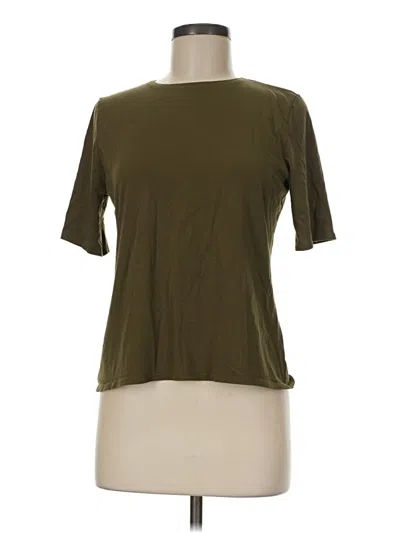 Pre-owned Garnet Hill Short Sleeve T-shirt In Green