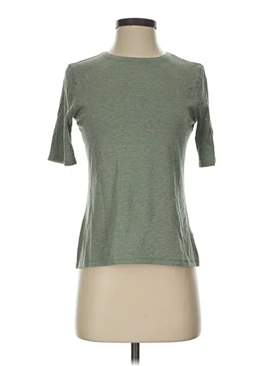 Pre-owned Garnet Hill Short Sleeve T-shirt In Green