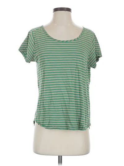 Pre-owned Garnet Hill Short Sleeve T-shirt In Green
