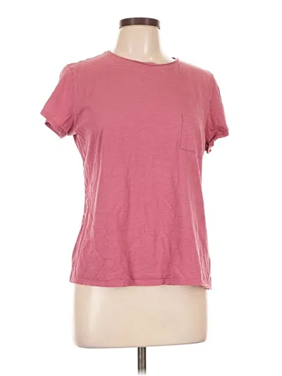Pre-owned Garnet Hill Short Sleeve T-shirt In Pink