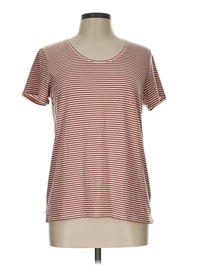 Pre-owned Garnet Hill Short Sleeve T-shirt In Red