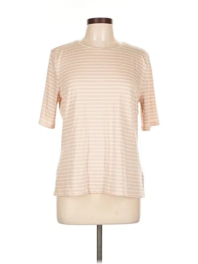 Pre-owned Garnet Hill Short Sleeve Turtleneck In Brown