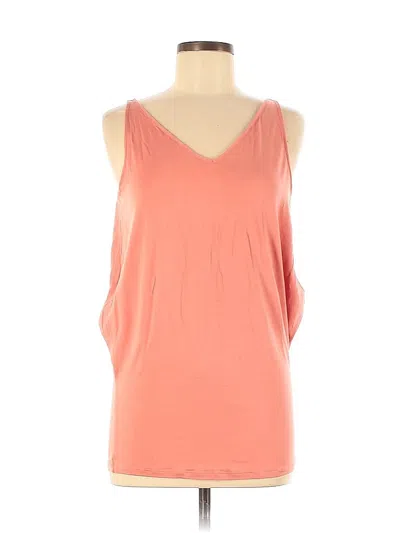 Pre-owned Garnet Hill Sleeveless T-shirt In Orange