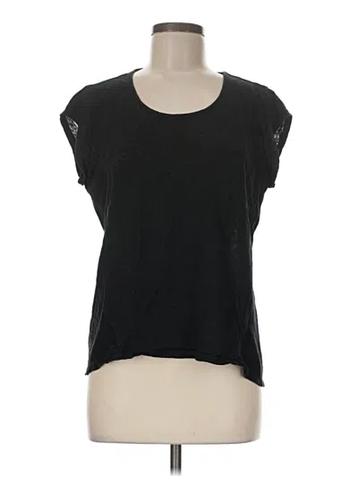 Pre-owned Garnet Hill Sleeveless T-shirt In Black