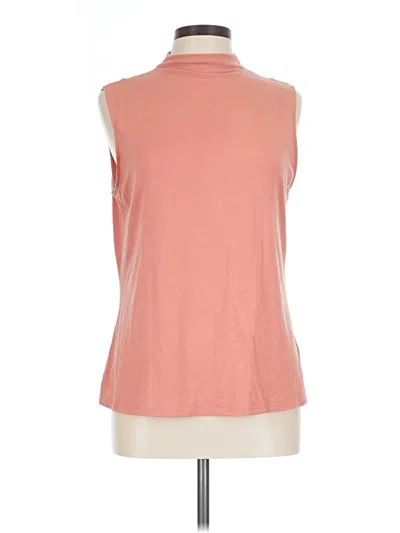 Pre-owned Garnet Hill Sleeveless T-shirt In Pink