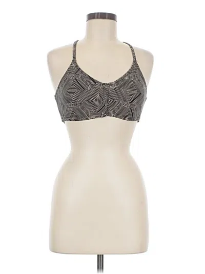Pre-owned Garnet Hill Sports Bra In Gray