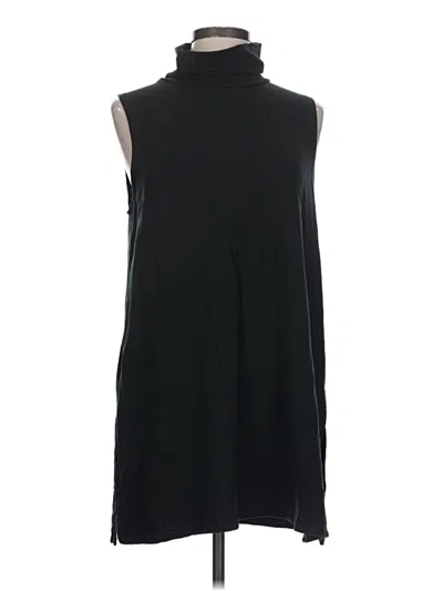 Pre-owned Garnet Hill Sweater Vest In Black