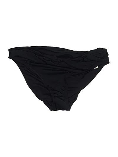 Pre-owned Garnet Hill Swimsuit Bottoms In Black