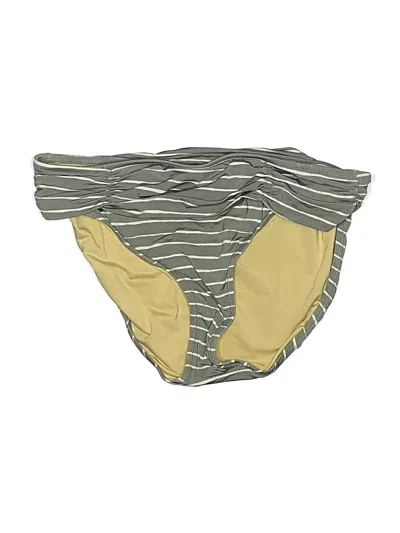 Pre-owned Garnet Hill Swimsuit Bottoms In Gold