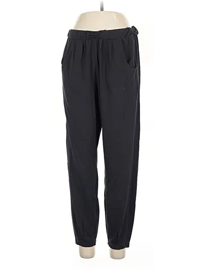 Pre-owned Garnet Hill Track Pants In Black