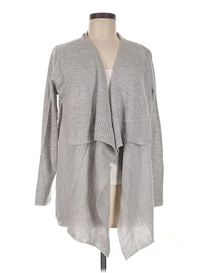 Garnet Hill Wool Cardigan Sweater In Gray