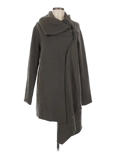 Pre-owned Garnet Hill Wool Coat In Gray