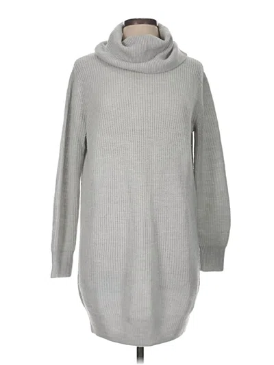 Pre-owned Garnet Hill Wool Pullover Sweater In Gray