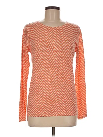 Pre-owned Garnet Hill Wool Sweater In Orange