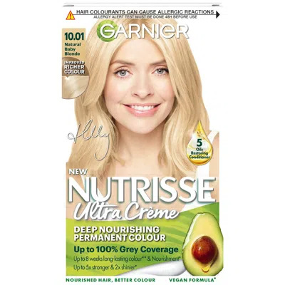Garnier Nutrisse Permanent Hair Dye (various Shades) - 10.01 Baby Blonde (holly's Shade)