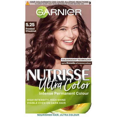 Garnier Nutrisse Permanent Hair Dye (various Shades) - 5.25 Ultra Chestnut Brown In White